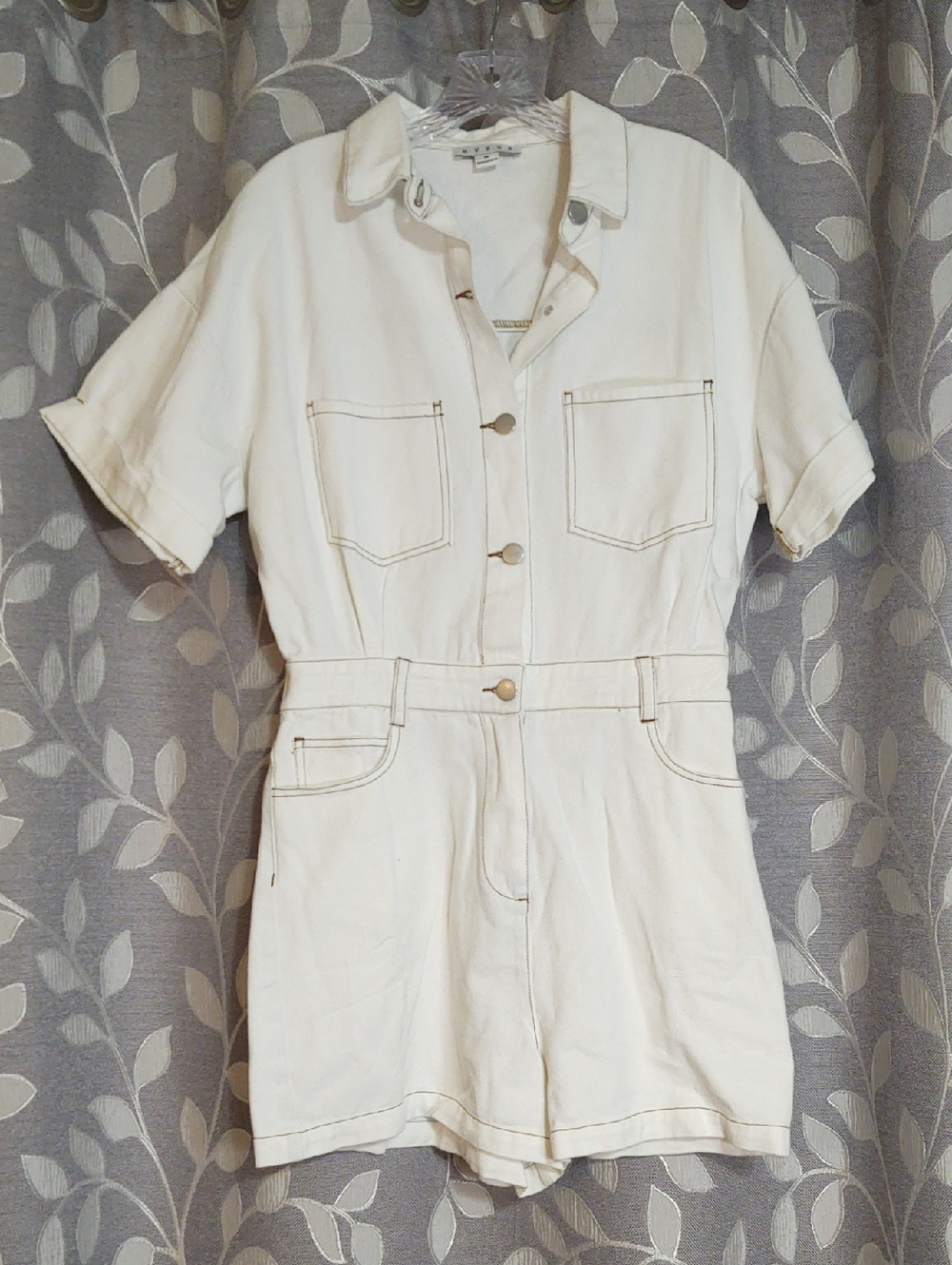 HYFVE Cream Women's Cotton Romper size M